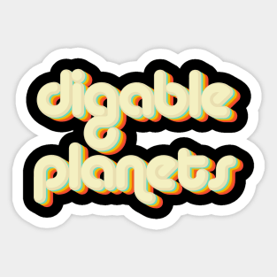 vintage color digable planets Sticker